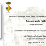 Ignacio Lloret presentarà a Begur el seu darrer llibre “Tu alma en la orilla” privat:-ignacio-lloret-presentara-a-begur-el-seu-darrer-llibre-“tu-alma-en-la-orilla”