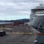 Arriba un creuer amb 600 passatgers a Palamós