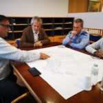 Trobada a Platja d’Aro entre l’alcalde i el subdelegat Albert Bramon pels aigüats