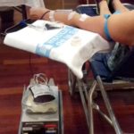 Pals acull una campanya de donació de sang extraordinària Imatge d'arxiu d'una donació de sang