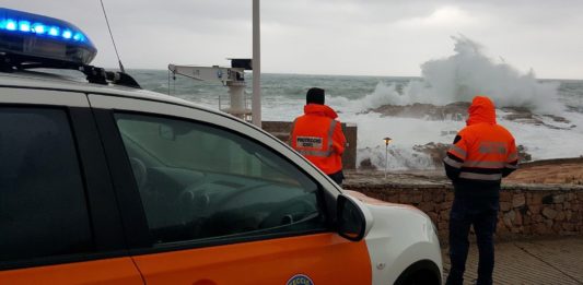 Protecció Civil a Begur durant el temporal Glòria | Imatge de Protecció Civil Begur