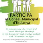 privat:-vols-formar-part-del-consell-municipal-d’esclanya?