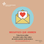 “Missatges que animen”, la nova campanya de suport als pacients ingressats pel COVID-19 i al personal sanitari