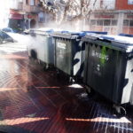 Les deixalleries del Baix Empordà no són accessibles pels ciutadans durant el coronavirus Sant Feliu desinfecta els contenidors pel coronavirus - Imatge de l'Ajuntament