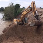 Les obres a la mota de Torroella de Montgrí s’han reprès després dels dies de pluja