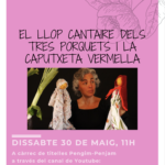 privat:-la-biblioteca-presenta-‘el-llop-cantaire-dels-tres-porquets-i-la-caputxeta-vermella’-en-una-nova-sessio-de-l’hora-del-conte