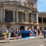 SOS Costa Brava es concentra a Palamós, Palafrugell i Begur en protesta per les obres al litoral durant el confinament