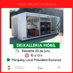 privat:-la-deixalleria-mobil-torna-a-installar-se-a-esclanya
