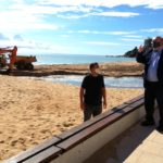 Comencen les obres d’obertura de la desembocadura de la Riera de Calonge