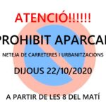 privat:-dijous-22-d’octubre;-neteja-de-carreteres-i-urbanitzacions