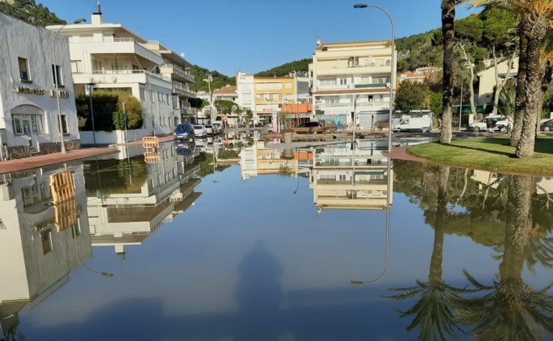 L'Estartit després del temporal d'aquest cap de setmana del 28 i 29 de Novembre 2020 | Imatge cedida a Ràdio Capital de l'Empordà