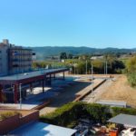 Les obres de la nova estació de busos de la Bisbal s’amplien i s’allarguen fins el febrer de 2021 Estació busos la bisbal