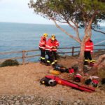 Rescaten una escaladora en un penya-segat del Baix Empordà