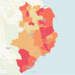 MAPA: El Baix Empordà no ha recuperat el poder adquisitiu d’abans de la crisi del 2008 poder adquisitiu per municipis baix empordà