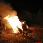 Crema una caravana a Esclanyà