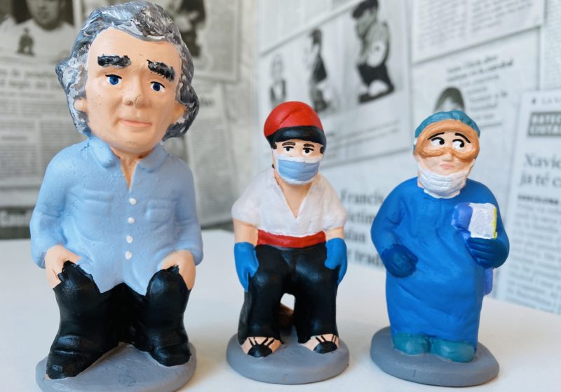 Fernando Simón, el pagès amb mascareta i el sanitari, els caganers més venuts aquest 2020 | Imatge de Caganer.com