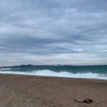 El temporal Filomena ha arribat amb vent, mala mar, pluja i neu Platja de Pals Filomena