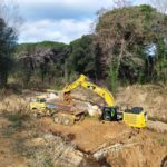 Santa Cristina inicia les obres de l’escullera del Ridaura per resoldre els danys provocats pel Gloria