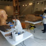 Finalitza la nova restauració dels antics gegants de Torroella de Montgrí gegants de Torroella de Montgrí