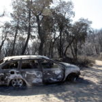 L’incendi que va cremar 378,29 hectàrees a Vall-llobrega, Forallac, Calonge i Palamós el 2014 queda impune incendi gavarres cotxe cremat