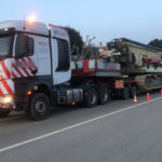 Denuncien a Llagostera el conductor d’un camió de transport especial que circulava amb més de 25.000 kg d’excés de pes