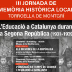 privat:-l’educacio-a-la-segona-republica-centrara-la-iii-jornada-de-memoria-historica-local-de-torroella-de-montgri