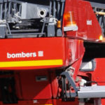 Cotxe incendiat en un aparcament exterior del nucli de Palafrugell