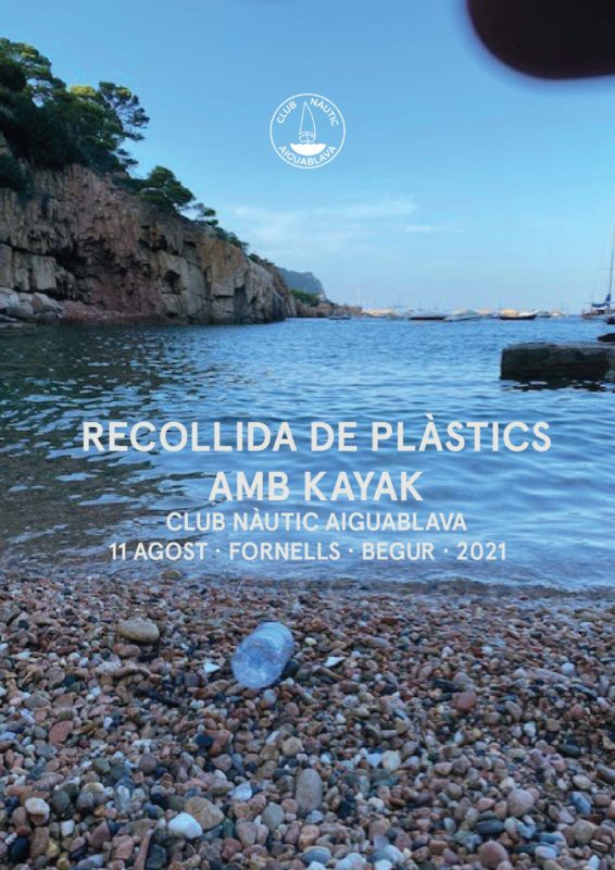 privat:-el-club-nautic-aiguablava-organitza-una-recollida-de-plastics-amb-kayak