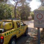 Detenen un home que va calar foc a les Gavarres Prohibida l'entrada a Les Gavarres per alt risc d'incendi - Imatge d'ADF Gavarres Sequera