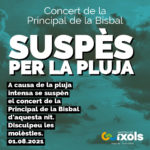 privat:-suspes-el-concert-d’avui-1-d’agost-a-la-nit-de-la-principal-de-la-bisbal,-degut-a-la-pluja
