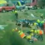 Dos ferits greus després de sortir amb el cotxe de la C-65 a Santa Cristina d’Aro i fer diverses voltes de campana