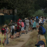 Protesta amb gairebé 200 persones contra de l’ampliació de la Marina del Port d’Aro, que afecta tretze hectàrees de pineda protesta