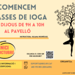 privat:-comencen-les-classes-de-ioga-al-pavello-municipal-d’esports