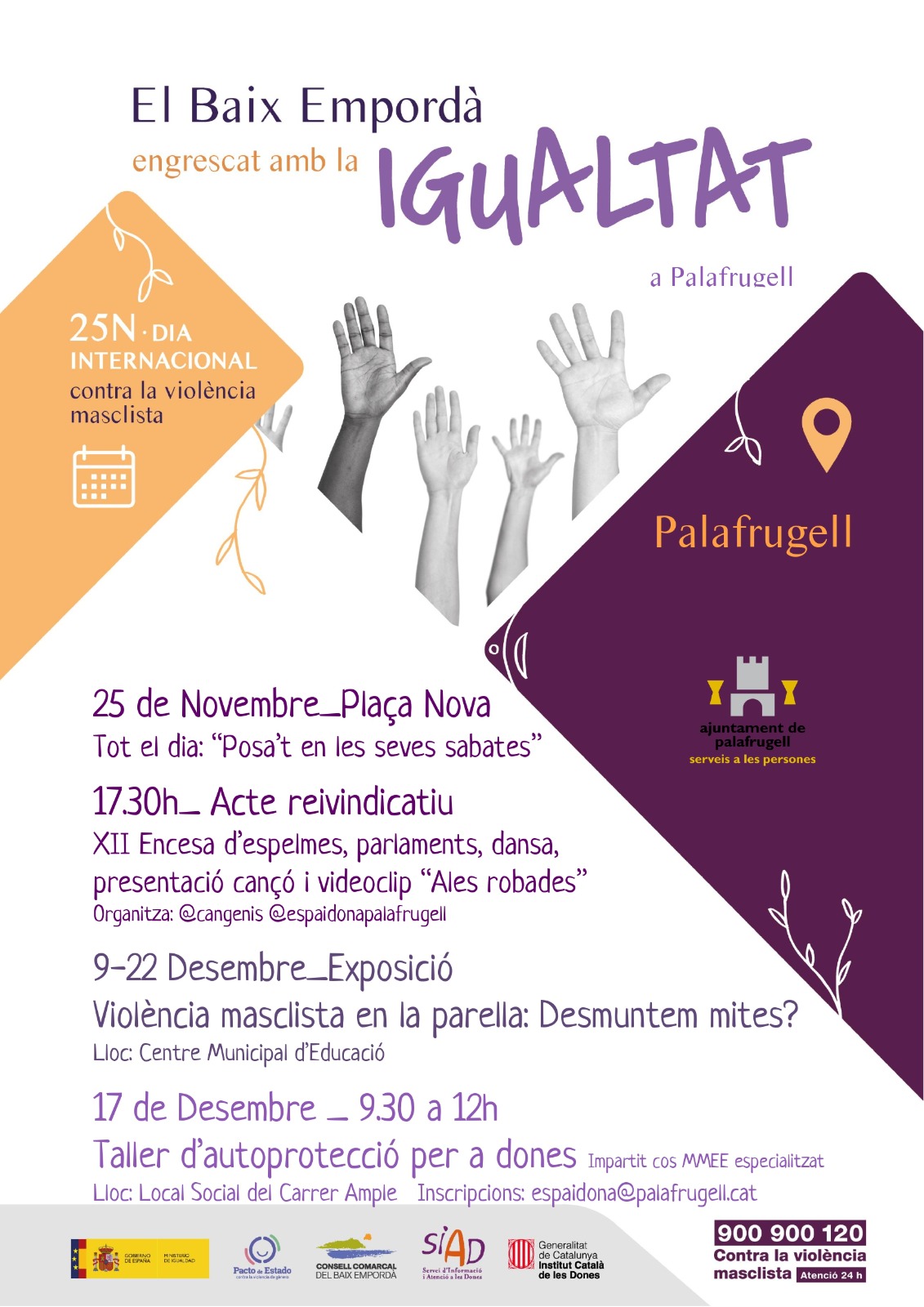 Actes 25N, Espai Dona, Palafrugell