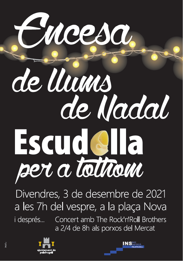 Encesa llums de Nadal, 3 de desembre, Palafrugell