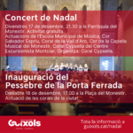 privat:-concert-de-nadal-i-inauguracio-del-pessebre-de-la-porta-ferrada,-aquest-divendres-i-dissabte
