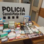 La Policia Local de Platja d’Aro atrapa dos homes que aconseguien medicaments amb receptes falses i robaven en farmàcies policia castell-platja d'aro