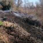 Incendi a la ribera del riu Ter de Jafre amb 1.800 m2 cremats