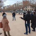 Primeres “visites participatives” al passeig del Mar de Palamós per proposar reformes