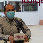 Lluís Puig, alcalde de Palamós als estudis de Ràdio Capital de l’Empordà