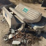 Els antics bancs del Camp d’En Prats es reciclen per a ser reutilitzats com a material de construcció privat:-els-antics-bancs-del-camp-d’en-prats-es-reciclen-per-a-ser-reutilitzats-com-a-material-de-construccio