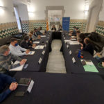 La Generalitat redueix el transvasament del Ter i envia cap a Barcelona un 8% menys del volum màxim anual d’aigua La reunió de seguiment dels acords de la Taula del Ter, que s'ha celebrat a la Delegació del Govern de Girona Data de publicació: dimecres 16 de març del 2022, 14:49 Localització: Girona Autor: Cedida per la Delegació del Govern