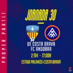 El Costa Brava rep el segon classificat