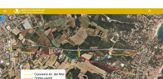 privat:-la-carretera-vella-de-calella-de-palafrugell-passara-a-tenir-un-unic-carril-de-circulacio-i-una-part-es-convertira-en-via-verda