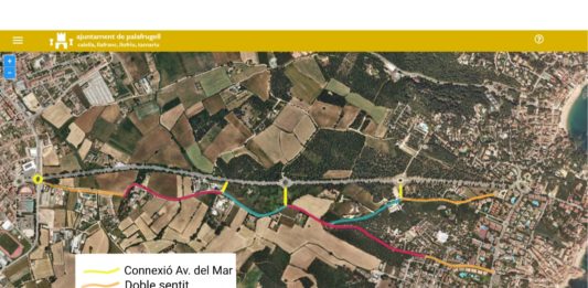 privat:-la-carretera-vella-de-calella-de-palafrugell-passara-a-tenir-un-unic-carril-de-circulacio-i-una-part-es-convertira-en-via-verda