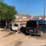 Un cotxe cremat i dos més afectats a Palamós