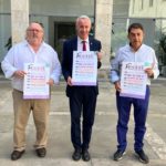 Blaumut, Rita Payés i Gemma Humet actuaran a la segona edició del F’estiu de Calonge L'alcalde de Calonge, Jordi Soler, el vicepresident de Cultura de la Diputació de Girona, Albert Piñeira, i el director artístic del F'estiu, Francesc Sànchez Carcassés, en la presentació de la segona edició del festival - Imatge Diputació de Girona