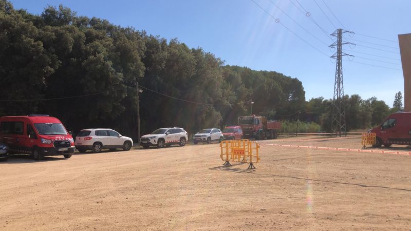 Centre de comandament dels Bombers de la Generalitat per l'incendi de Castell d'Aro - Imatge d'Anna Salvadó