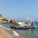 Denuncien la instal·lació de la guingueta a l’Illa Roja “amb perill pels banyistes”