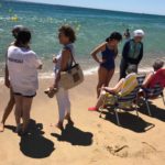 Calonge i Sant Antoni amplia el Programa de Bany Assistit a la platja per a persones grans, amb dependència o amb mobilitat reduïda en situació de vulnerabilitat